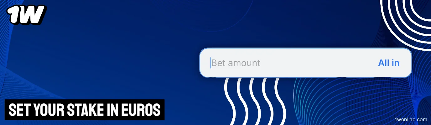 Choose Your Stake Amount 1w